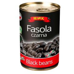 Квасоля консервовона чорна MK, Fasola Czarna, 400 г.П401