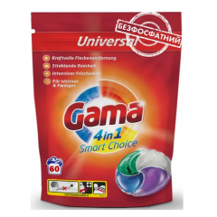 Х1903 Gama Капсули для прання Універсальні 4in1 Universal, 60WA - 1320 g