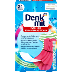 DENKMIT СЕРВЕТКИ ПРОТИ ПЕРЕДАЧІ КОЛЬОРІВ COLOR 24ШТ.Х724