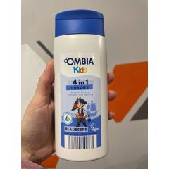 Шампунь та гель для душу для дітей Ombia kids 4 in 1 300 мл Німеччина