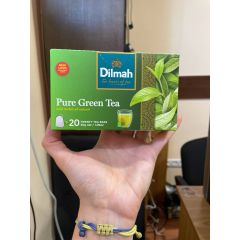 чай зелений класичний пакети 20 шт