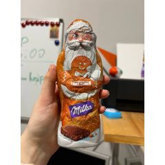 Шоколадна фігурка Миколая (жовта)п5001