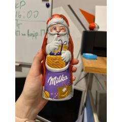 Шоколадна фігурка Миколая (червона)п5002