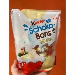 Упаковка цукерок Kinder Шоко-Бонс з білого шоколадуп4505