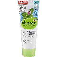 Зубна паста Alverde - Zahncreme 5in1 Nanaminze 75ml