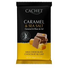 Cachet Шоколад молочний Caramel & Sea Salt - 300 g